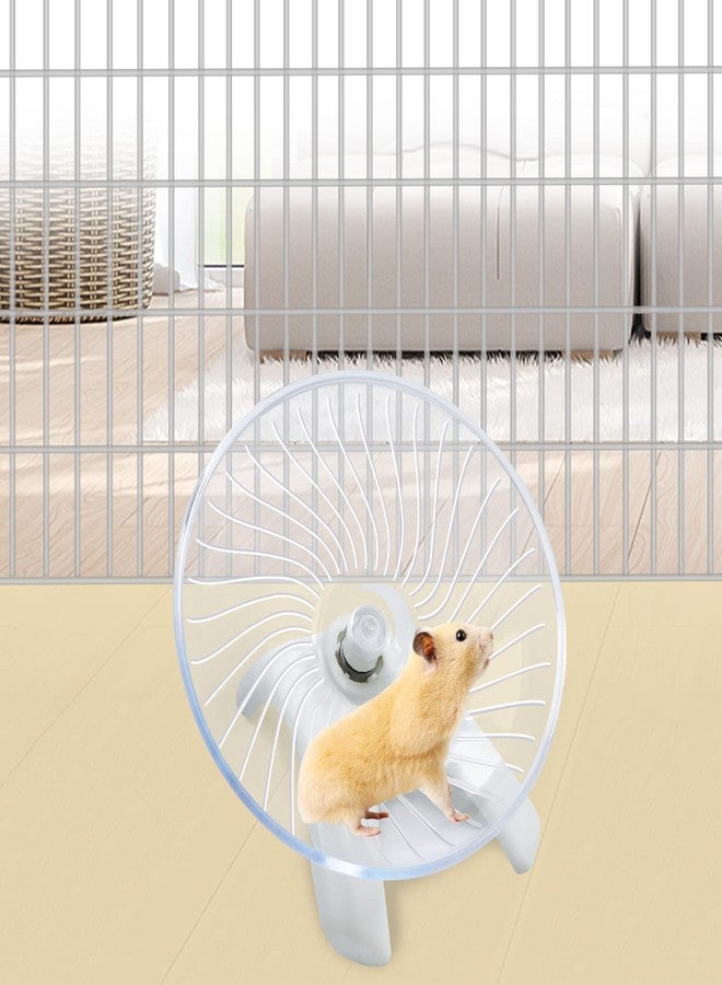 Litewoo Hamster Toys Wheel Exercise Flying Saucer,Silence Run Spinner, for Gerbil Rat Mouse Mice Hamster and Other Small Animal(White) - Image 4